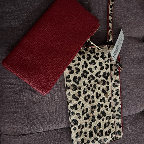 Chico's Handbags - Chico’s Leopard Print Wristlet